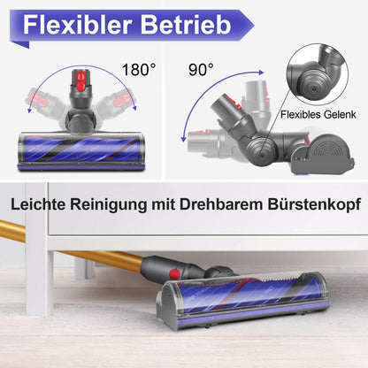 RUKHOOL Bodendüse Elektrobürste für Dyson V12 Detect Slim / V9