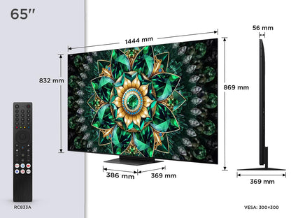 TCL 65Q7C QLED Mini LED Fernseher 65 Zoll - Smart TV Google TV