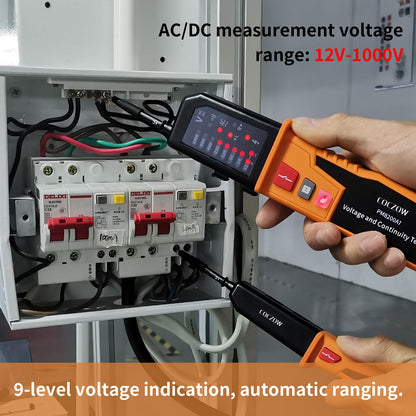 coczow PM8200A1 Spannungsprüfer Durchgangsprüfer 12–1000 V AC/DC IP65