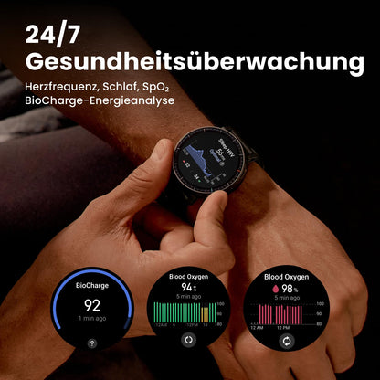 Amazfit Active Max 48mm Smartwatch AMOLED, GPS, NFC, Schwarz