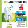 PROTECTOR AS-5120 Funk-Abluftsteuerung mit Fensterkontaktschalter und Funksteckdose