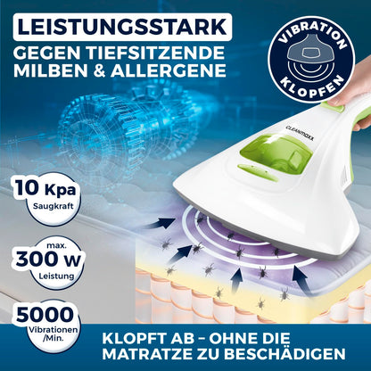 CLEANmaxx Milben-Handstaubsauger mit UV-C-Licht und HEPA-Filter