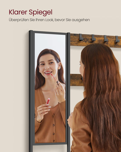 VASAGLE Garderobenständer HSRAM050B01 - vintagebraun-schwarz