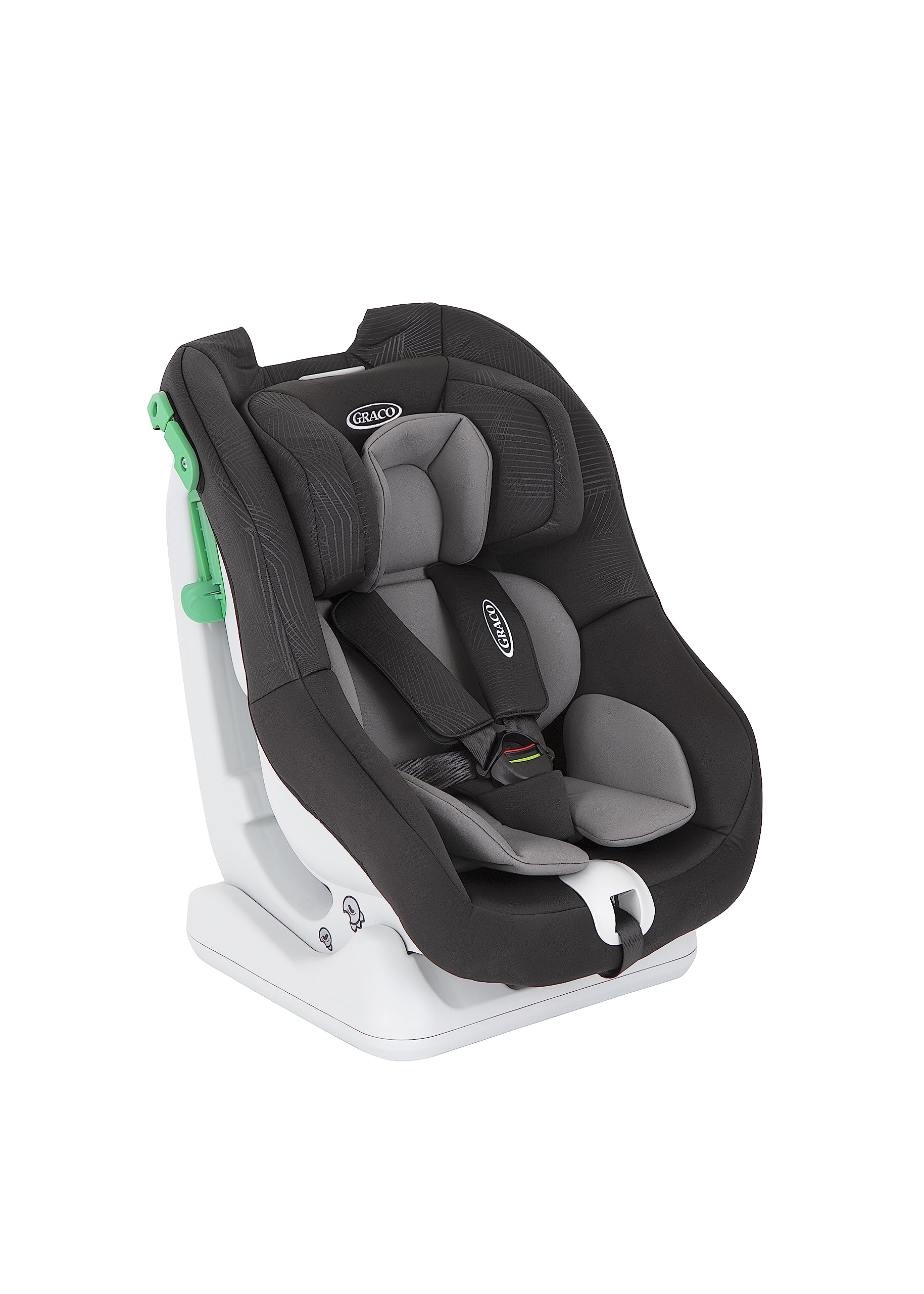 Graco Extend™ LX R129 Reboarder Kindersitz, Midnight Schwarz. Sicherer Rückhalt für Kinder im Auto, rückwärtsgerichtet bis 105 cm.