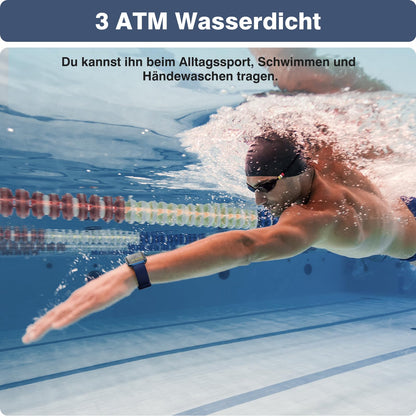 Aeac Smartwatch mit Telefonfunktion, 1,85 Zoll HD-Display, IP68