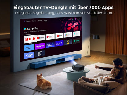 YABER K2s 4K Smart Beamer: Heimkino & Outdoor Projektor