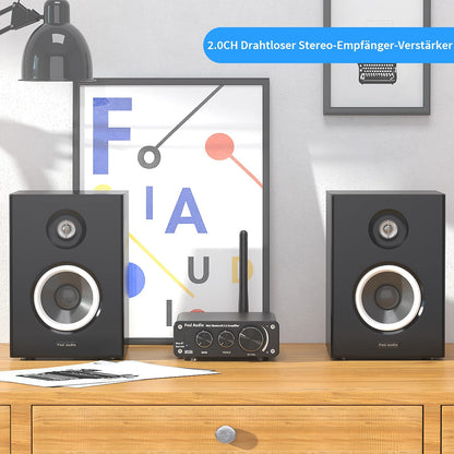 Fosi Audio BT10A Bluetooth 5.0 Stereo Verstärker 2 Kanal 50W