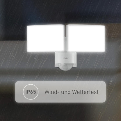 Oktaplex Cali Dos LED Aussenstrahler – Bewegungsmelder 40W weiss