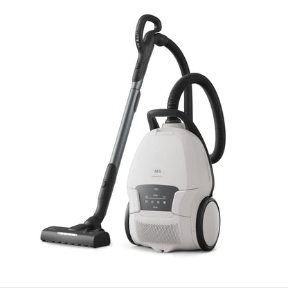 AEG Ultimate 8000 Staubsauger mit Beutel - AB81U1SW: Dunkler Bodensauger für Staub- und Schmutzentfernung per Staubbeutel.