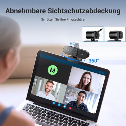 N newline NewEye62 4K Webcam mit Dual-Mikrofon und Autofokus