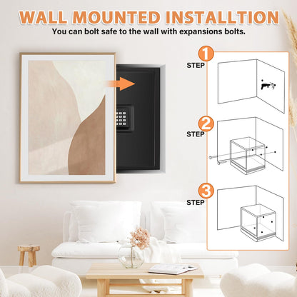 Digitaler Tresor Safe Heim-/Möbeltresor - 40L Feuerfest