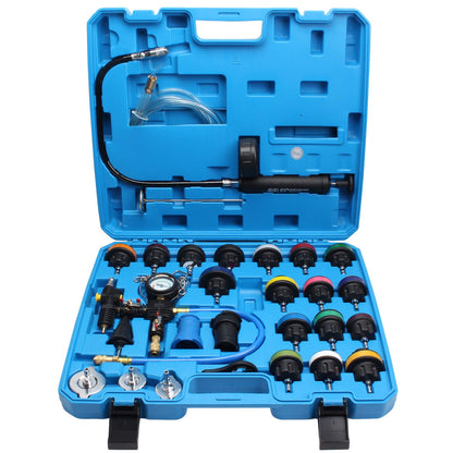 CCLIFE Kühlsystem Abdrück- & Befüllgerät - 28-teiliges Set