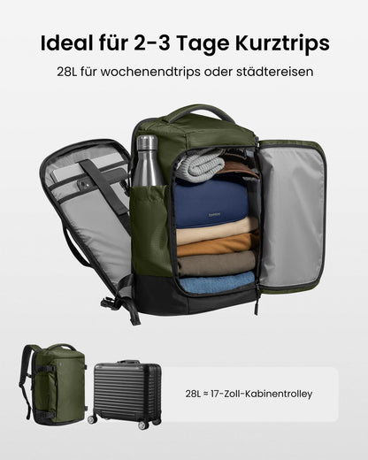tomtoc Navigator T66 Liteway Reiserucksack 28L für 16 Zoll Laptop