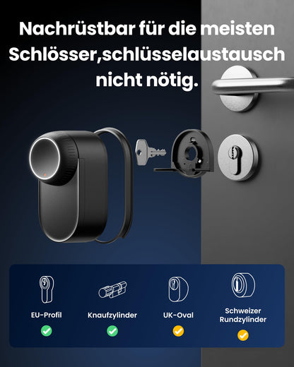 SwitchBot Smart Lock Ultra mit Keypad Vision Pro, 3D-Gesichtserkennung