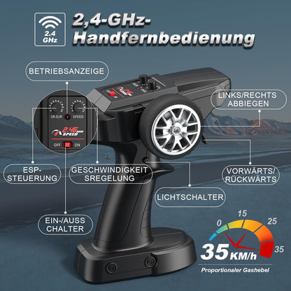 AYIQUTY RC Drift Auto Lamborghini 1:18 4WD 35 km/h LED Licht