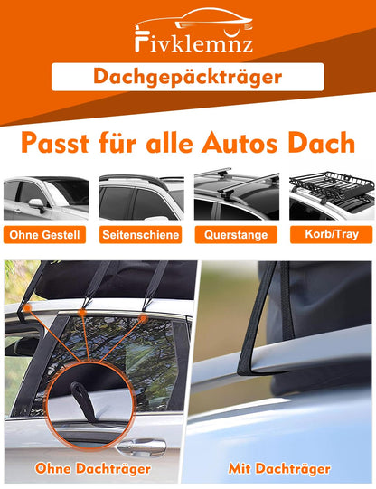 FIVKLEMNZ Dachgepäckträger Tasche Wasserdicht - 21 Kubikfuss