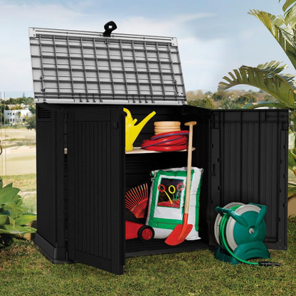 Keter Store it Out midi Multifunktions-Gartenbox - Schwarz