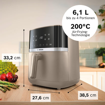 Bosch Heissluftfritteuse Serie 4 MAF462C0 Air Fryer 6,1 L creme