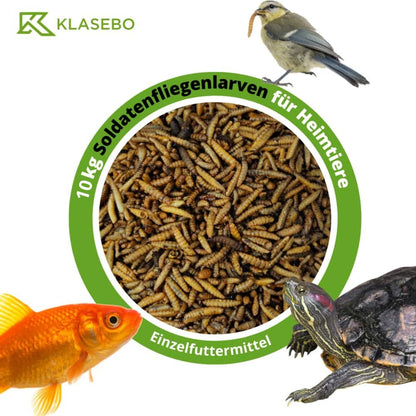 Soldatenfliegenlarven Hermetia illucens getrocknet 15 kg