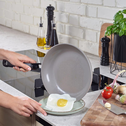 Fissler Ceratal Classic Bratpfanne Keramik Ø 28 cm Grau Induktion