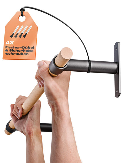 KFA8 Klimmzugstange Wand Holz Pull Up Bar für Calisthenics