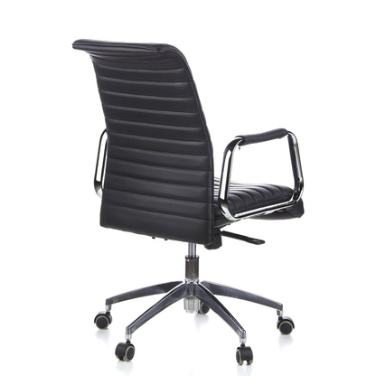 hjh OFFICE ASPERA 10 Chefsessel 600910 Leder Schwarz