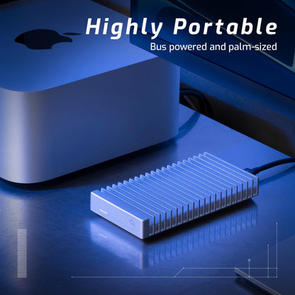 OWC Express 1M2 NVMe SSD Gehäuse Thunderbolt USB4