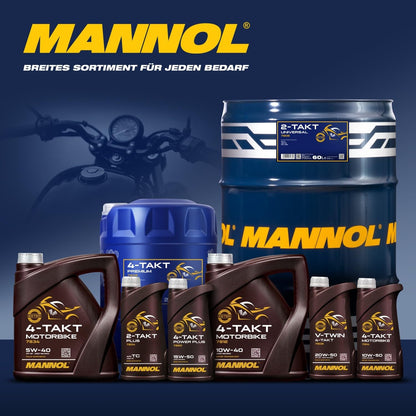 MANNOL 7204 2-Takt Plus Motoröl, synthetisch, 10 Liter