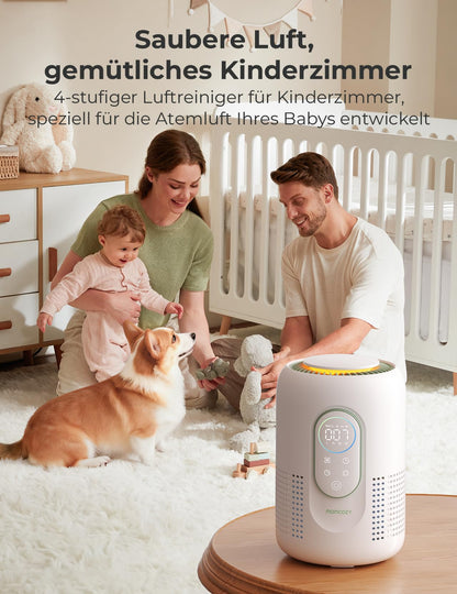 Momcozy Luftreiniger AP01-1 mit H13 HEPA-Filter für Kinderzimmer