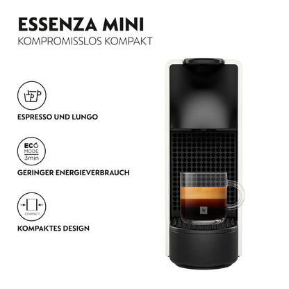 Nespresso Krups XN1101 Essenza Mini Kapselmaschine – Weiss
