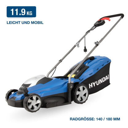 HYUNDAI LM3301E Elektro-Rasenmäher - 33cm Mulchfunktion