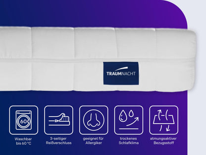Traumnacht XXL Orthopädische 7-Zonen TFK Matratze H3 140x200cm