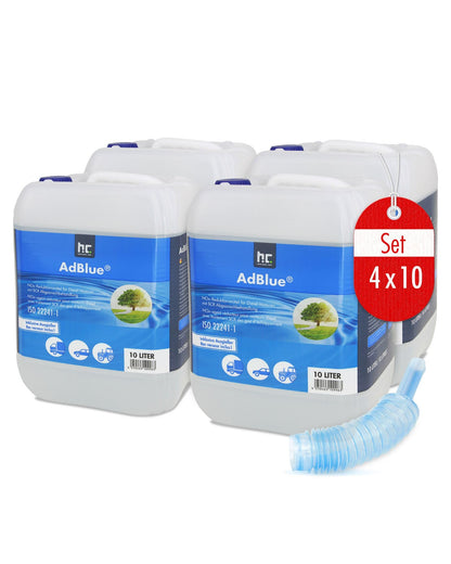 Höfer Chemie AdBlue Harnstofflösung - 4x10L inkl. Ausgiesser