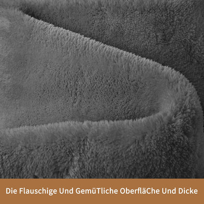 Sour Lemon Wohnzimmerteppich Kurzflorig Waschbar Grau 240x300 cm