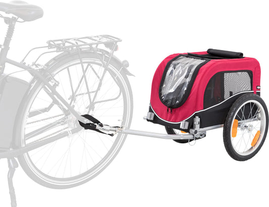 TRIXIE Hundefahrradanhänger Faltbar Gebremst 15kg