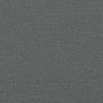 vidaXL Polsterbett Dunkelgrau 100x200cm Stoff