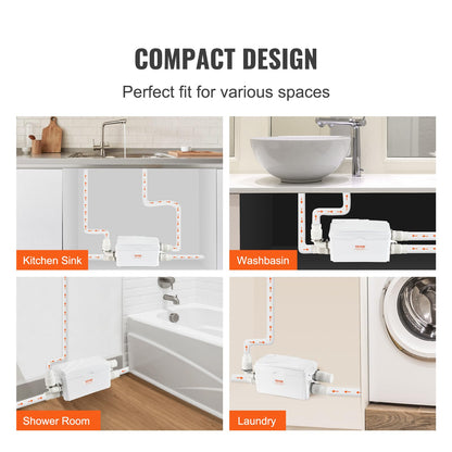 VEVOR Hebeanlage Entsorgungssystem – 350W, 3 Eingänge