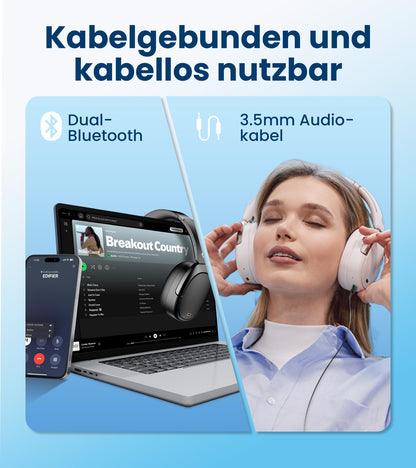 Edifier WH950NB Over-Ear Kopfhörer mit Active Noise Cancelling