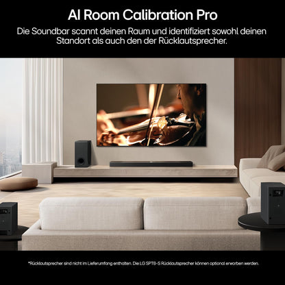 LG DS90TY 5.1.3 Dolby Atmos Soundbar mit Subwoofer, Schwarz