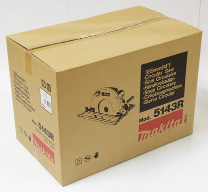 Makita 5143R Handkreissäge – 2200 W, Schwarz/Blau