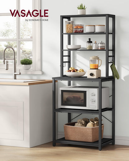 VASAGLE Küchenregal KKS024B22 Standregal Industrie-Design anthrazit