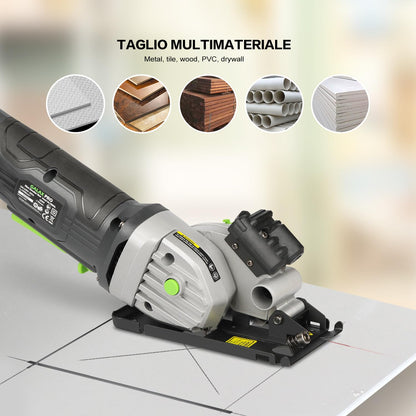GALAX PRO Mini-Kreissäge 580W mit Laserführung und 3 Sägeblättern 85mm
