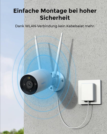 Reolink RLK12-800WB4 4K WLAN Überwachungs Set – 4 Kameras