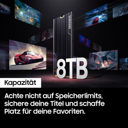 Samsung 9100 PRO Heatsink NVMe M.2 SSD 4 TB PCIe 5.0