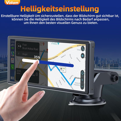 Volam 9.26 Zoll tragbarer CarPlay Bildschirm mit Android Auto