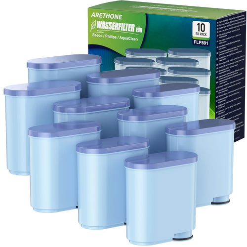 ARETHONE Wasserfilter für Philips AquaClean CA6903, 10 Stück – Filterkartusche für Kaffeevollautomat