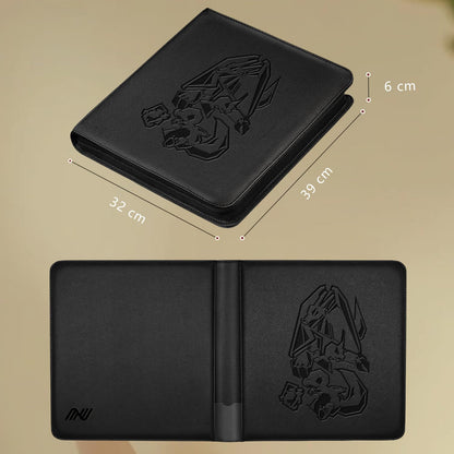 douper Toploader Binder Sammelalbum für 252 Karten, 9-Pocket, Schwarz