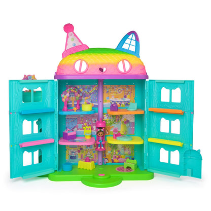 Gabby's Dollhouse Purrfect Party Puppenhaus Spielset – 15-teilig Regenbogen