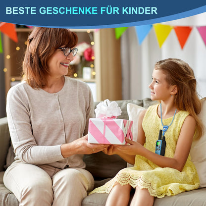 Rabigala Walkie Talkie 3er Set Kinder aufladbar, 5 km Reichweite