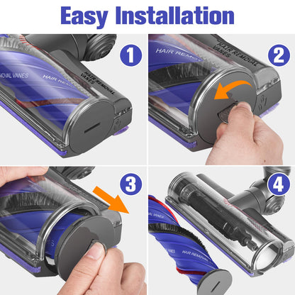 DrRobor Motorbar Bodendüse Ersatzteil – für Dyson V12 Detect Slim